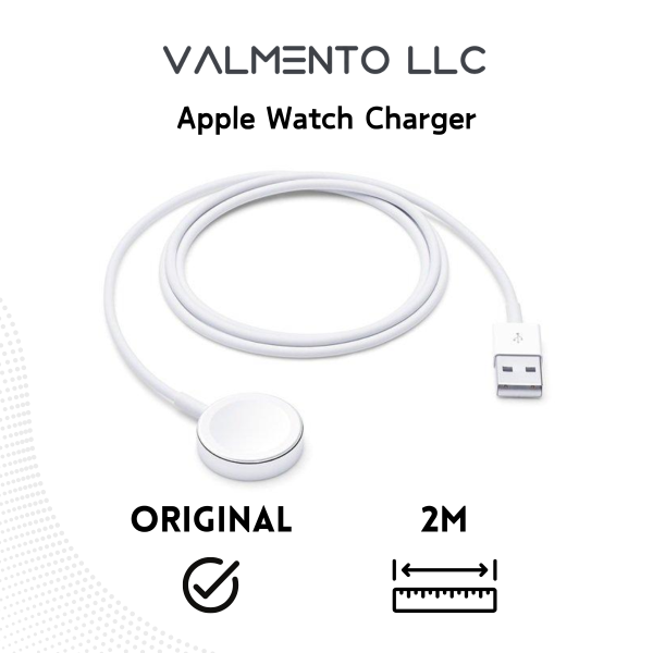Apple Original Magnetisches Ladegerät zu USB MU9H2AM/A A1923 2m – Weiß – EU-Blister